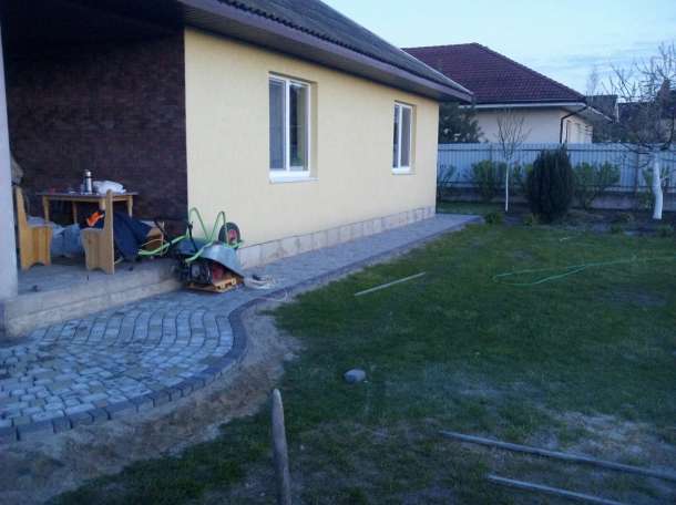 Укладка тротуарной плитки, брусчатки любых форм и расцветок, фотография 6