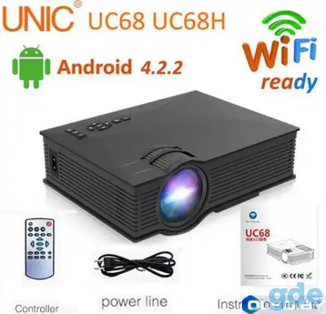 LED Проектор c Wi-Fi UC68, фотография 1