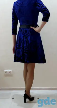 Платье синее, фотография 3