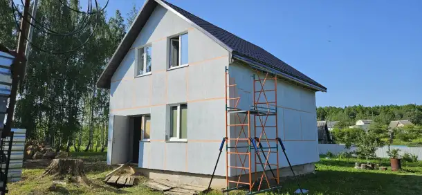 Продам новый дом рядом с березовой рощей в С/Т Дубрава-Мапид Воложинский р-н Раковский с/с, фотография 1