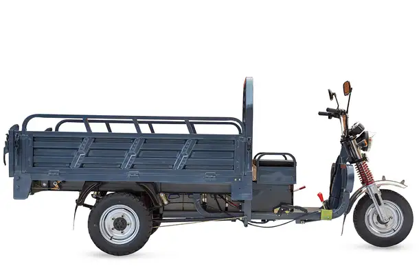 Грузовой электротрицикл rutrike титан 2000 гидравлика 60v1500w, фотография 8