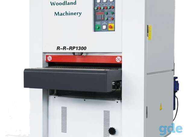 Широколенточный шлифовальный станок со строгальным валом WOODLAND MACHINERY (новый), фотография 1