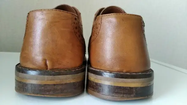 Муж. туфли из натур. кожи Индия. 40,5-41 р-р, фотография 6