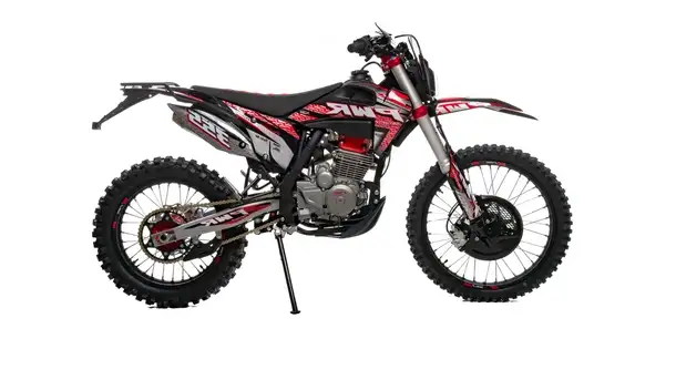 Мотоцикл кросс pwr fz300 (pr5 4v) красный, фотография 1