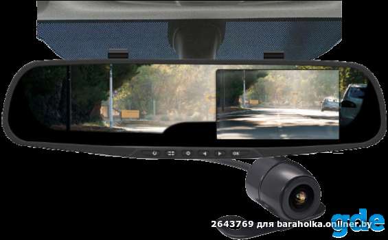 Зеркало Видеорегистратор с камерой заднего вида Vehicle Blackbox DVR Full HD, фотография 2