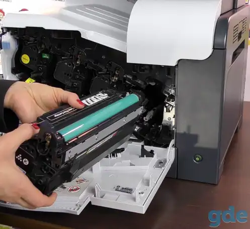 мфу HP: лазерный/цветной/A4/ресурс картриджей 23500стр, фотография 2