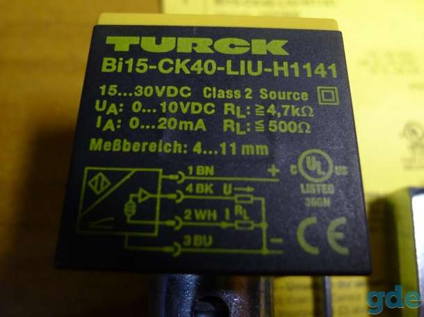 Индуктивный датчик Turck BI15-CK40-LIU-H1141 новый, фотография 2