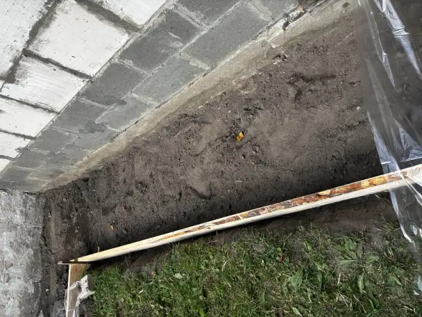 Нужно сделать отмостку, фотография 1