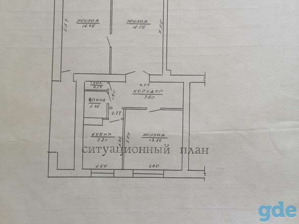 Продам 3-х комнатную квартиру в центре г. Чаусы, фотография 1