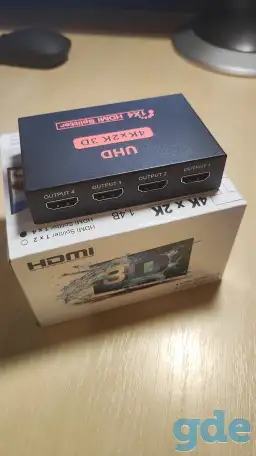 ПРОДАМ: Адаптер / разветвитель / сплиттер 1×4 HDMI Ultra HD 4K/2K 3D, фотография 1