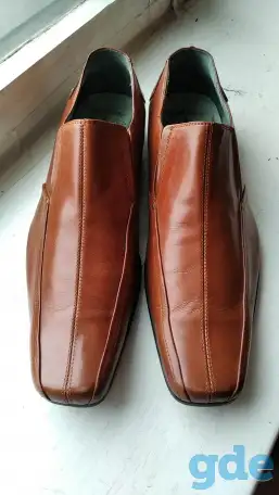 Туфли лоферы мужские из натур. кожи 42,5-43р-р, фотография 1
