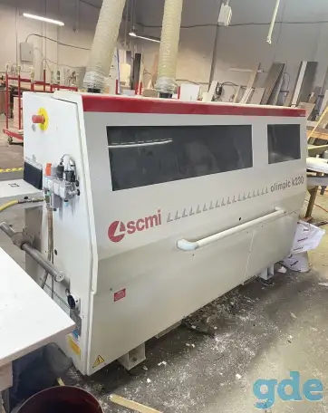 Продам компактный автоматический кромкооблицовочный станок SCM OLIMPIC K230, 2014 года в хорошем состоянии.  Функции: По, фотография 1