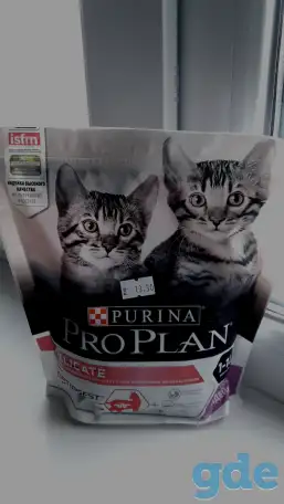 Корм сухой для Purina Pro Plan деликат для котят с чувствительным пищеварением (индейка)-400грамм, фотография 1