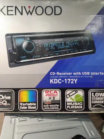 CDMP3-USB: магнитола Kenwood KDC-172Y, фотография 3