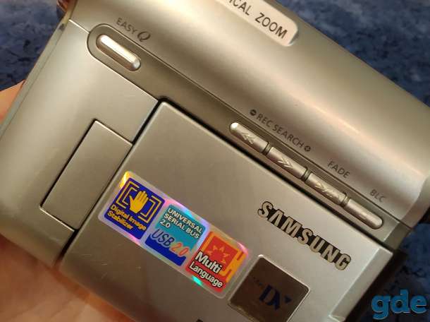 Продам КАССЕТНУЮ видеокамеру Samsung VP-D352i в рабочем хорошем состоянии, фотография 5