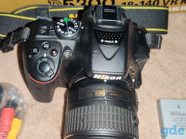 зеркальный фотоаппарат NIKON D5300 с объективом KIT 18-55 VR., фотография 2