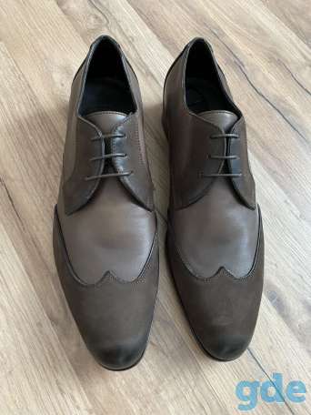 Новые туфли Zegna 8 12 стелька 29 см, фотография 7
