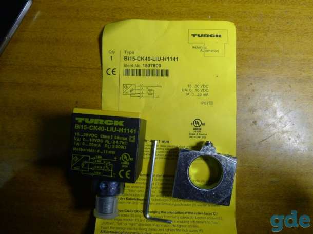 Индуктивный датчик Turck BI15-CK40-LIU-H1141 новый, фотография 1