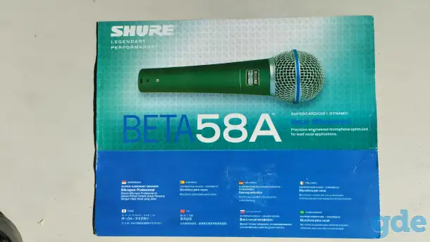 Микрофоны SHURE : PGA 48  и BETA 58A., фотография 6