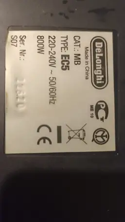 Кофеварка молотый кофе рожковая DeLonghi EC 5, фотография 2