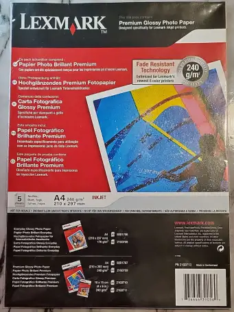 Глянцевая фотобумага Lexmark премиум-класса, фотография 1