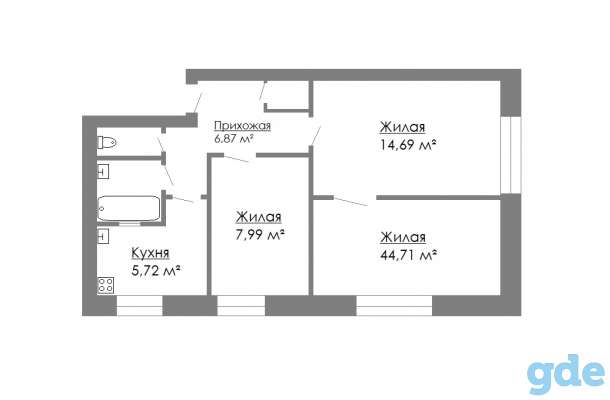 Продаю квартиру в Лепеле., фотография 2