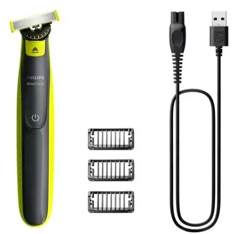 Триммер для бороды и усов philips oneblade 360 face qp2724/23, фотография 1