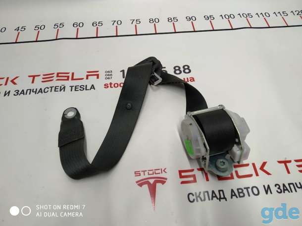 Зап. части для авто Tesla. Ремень безопасности 2-го ряда сидений левый/правый (BLACK) Tesla model SB, фотография 3