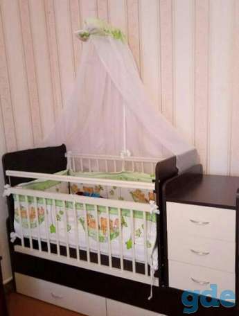 Продам кроватку-трансформер bambini, фотография 1