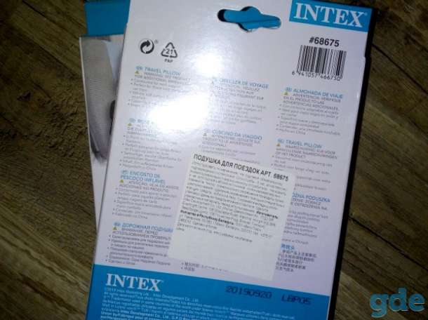 Подушка для поездок Intex, 36×30×10 см, фотография 4