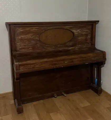 Немецкое антикварное пианино Schimmel Leipzig, фотография 1