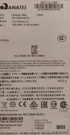 switch коммутатор cisco ws-c2960x-48lps-l poe, фотография 3