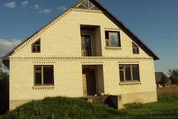 Продам дом незавершённое строительство. Х. Новополье 1 км от Вороново асфальтированная дорога., фотография 1