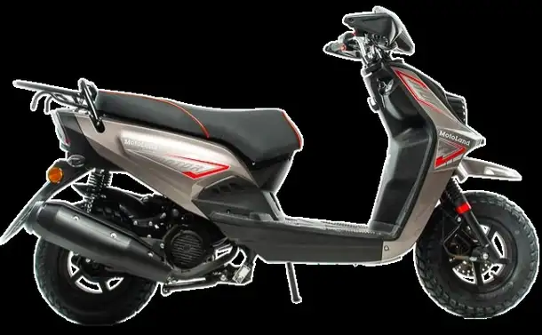 Скутер motoland matrix 150 серый, фотография 1