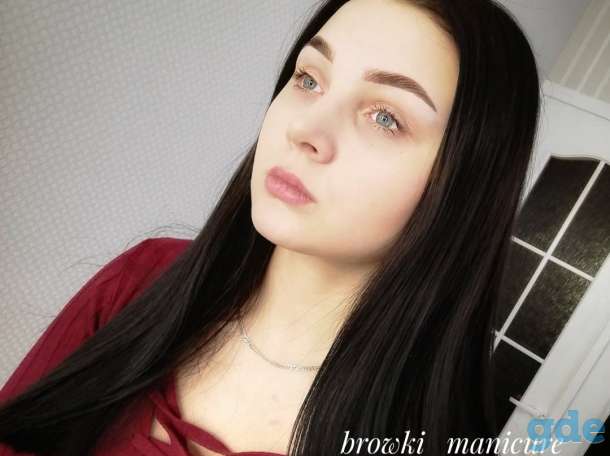 Маникюр, гель-лак, наращивание ногтей, брови, фотография 5