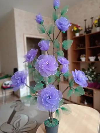 Цветы ручной работы., фотография 1