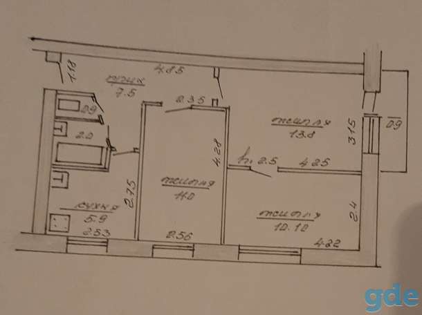 Продаётся 3х-комнатная квартира 200 м от озера в курортном городке - Боровка, фотография 11