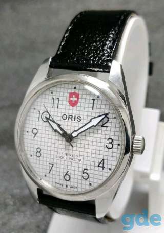 Мужские механические винтажные часы Oris 80s 38 мм, фотография 4