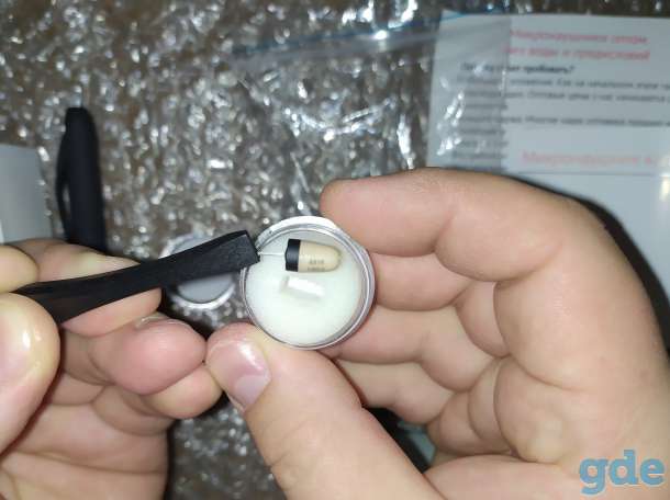 Микронаушник Bluetooth VIP с капсулой К5, фотография 3