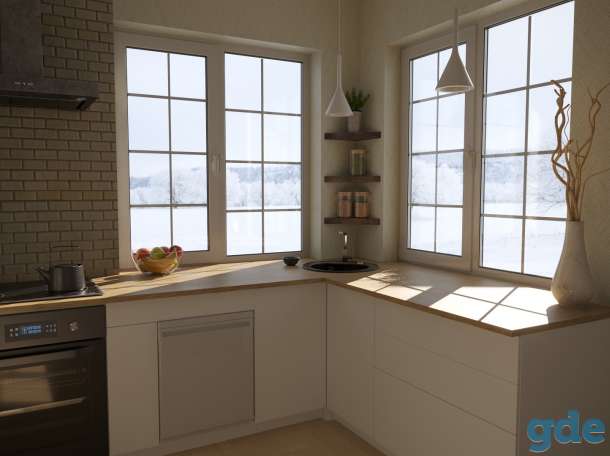 3D визуализация интерьера по вашему чертежу.  Работаю в 3Ds Max и corona render.  Цена 9 руб. кв/м. Две картинки входят, фотография 2