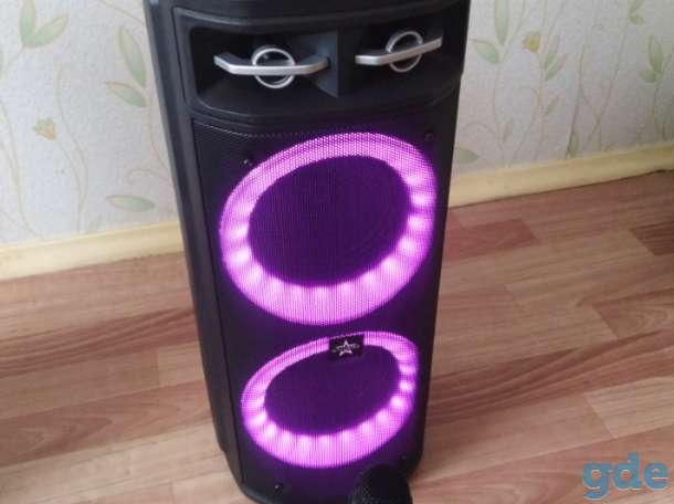 Goldstar boom-box беспроводная колонка минск с 1 радиомикрофоном продам, фотография 2