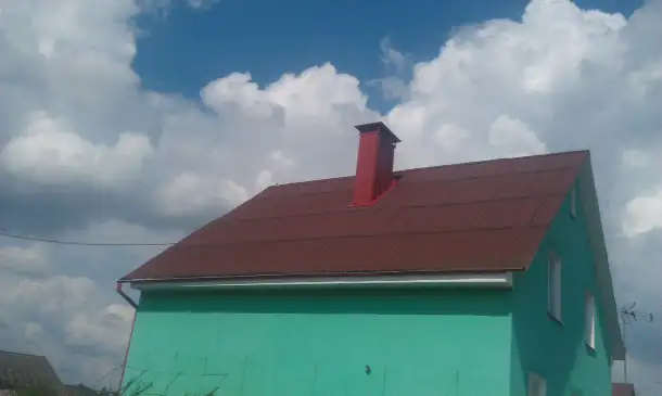 Обшив труб оцинковкой и крашенным металлом Минск Дзержинск Фаниполь, фотография 9