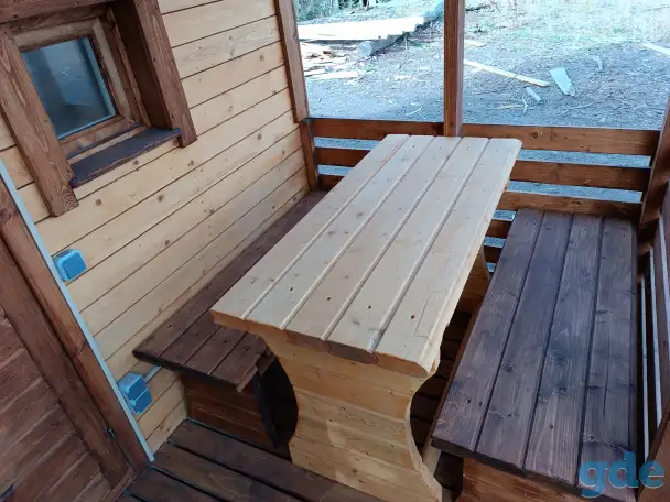 изготовим бани(каркасного типа или с лунного паза), хозблоки, бытовки, беседки, садовую атрибутику, фотография 2