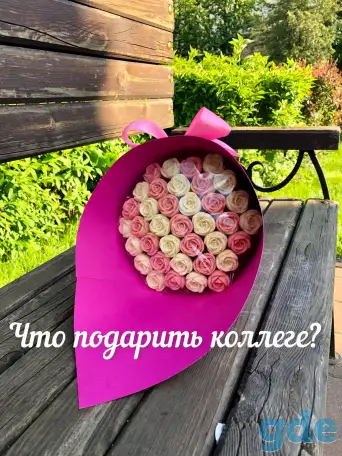 Букеты из шоколадных Роз, фотография 4