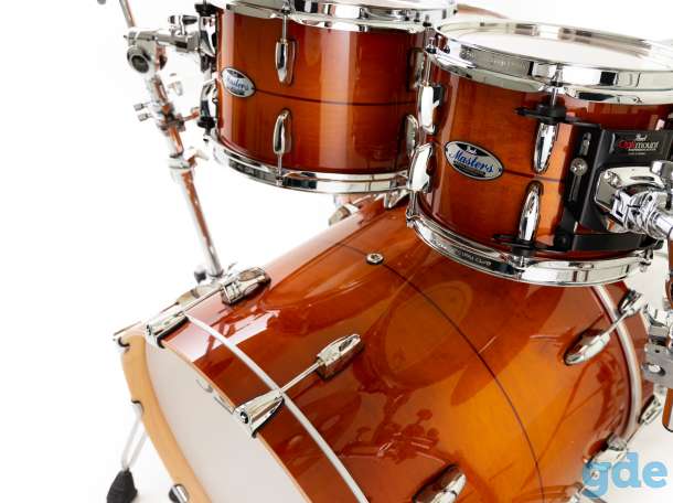 Pearl MCT924XEP/C840 Masters Maple Almond Red Stripe 4-Piece Shell Set, фотография 2