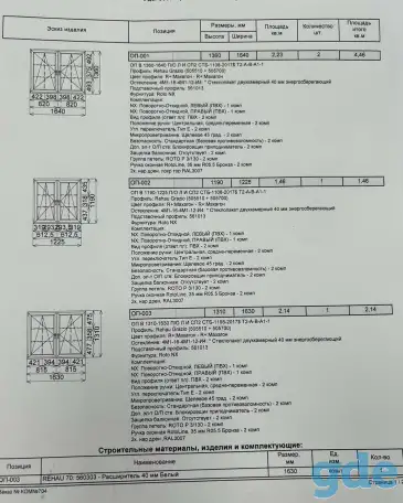 Готовые окна ПВХ 4 шт., фотография 3