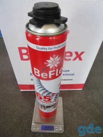Монтажная пена BeFlex 65Professional, фотография 1