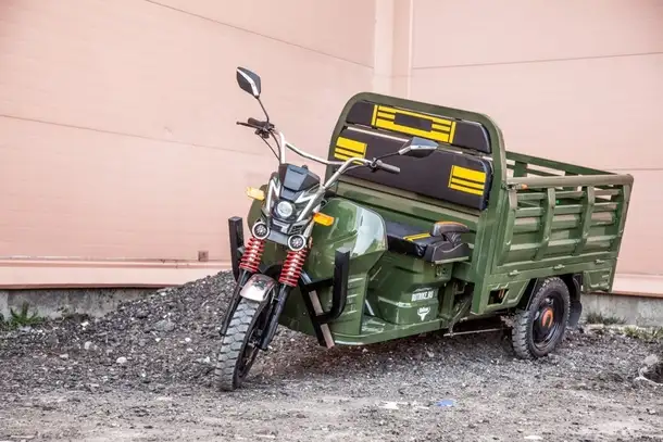 Грузовой электротрицикл rutrike антей-у 1500 60v1200w, фотография 6