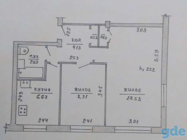 Продажа 2-х комнатной квартиры, Витебский район, аг. Вороны, ул. Ленинская, д. 72, фотография 8