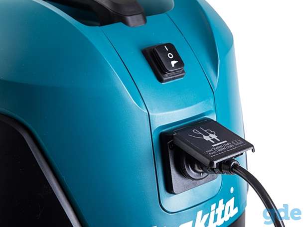 Прокат строительного пылесоса Makita VC2512L с розеткой под электроинструмент, фотография 2